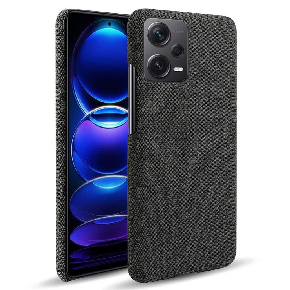 Xiaomi Redmi Note 12 Pro+ 5G stötsäkert smartphoneskal enfärgat hårt PC+tygskal