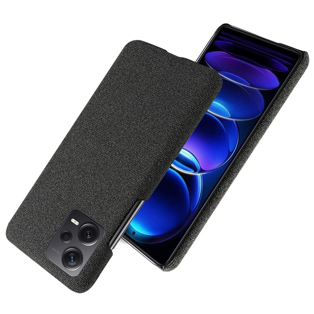 Xiaomi Redmi Note 12 Pro+ 5G stötsäkert smartphoneskal enfärgat hårt PC+tygskal