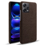Xiaomi Redmi Note 12 Pro+ 5G stötsäkert smartphoneskal enfärgat hårt PC+tygskal
