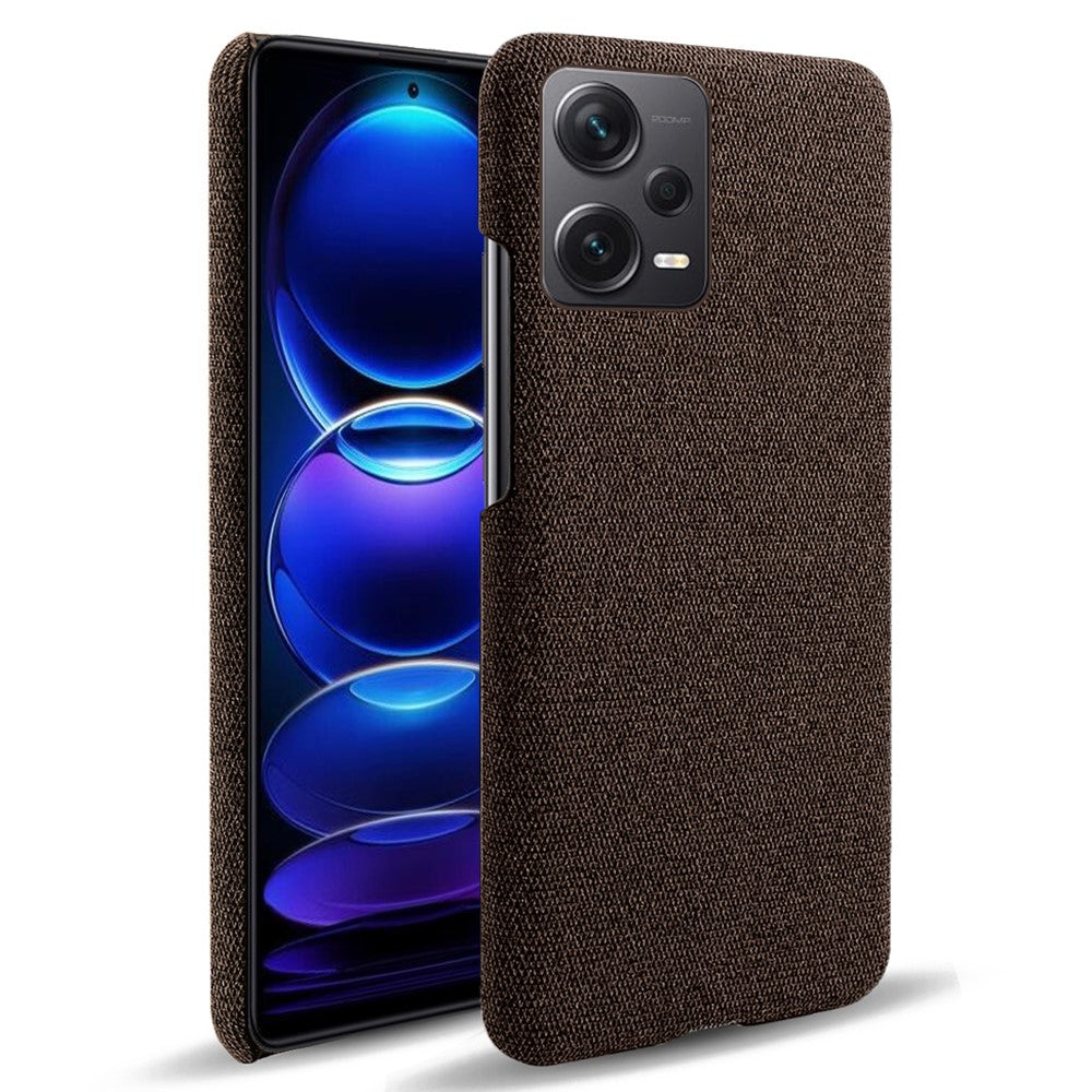 Xiaomi Redmi Note 12 Pro+ 5G stötsäkert smartphoneskal enfärgat hårt PC+tygskal