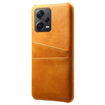 For Xiaomi Redmi Note 12 Pro+ 5G Phone Back Cover PC+PU Leather Phone Case with Dual Card Slots