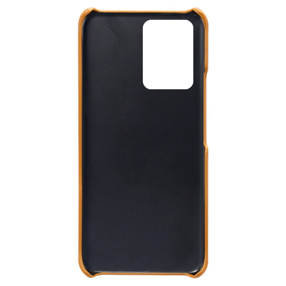 For Xiaomi Redmi Note 12 Pro+ 5G Phone Back Cover PC+PU Leather Phone Case with Dual Card Slots