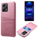 Xiaomi Redmi Note 12 Pro+ 5G mobil bakstycke PC+PU-läder mobilskal med dubbla kortplatser
