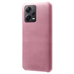 For Xiaomi Redmi Note 12 Pro+ 5G Calf Textured Phone Cover Anti-scratch PU Leather Coated PC Mobile Phone Case