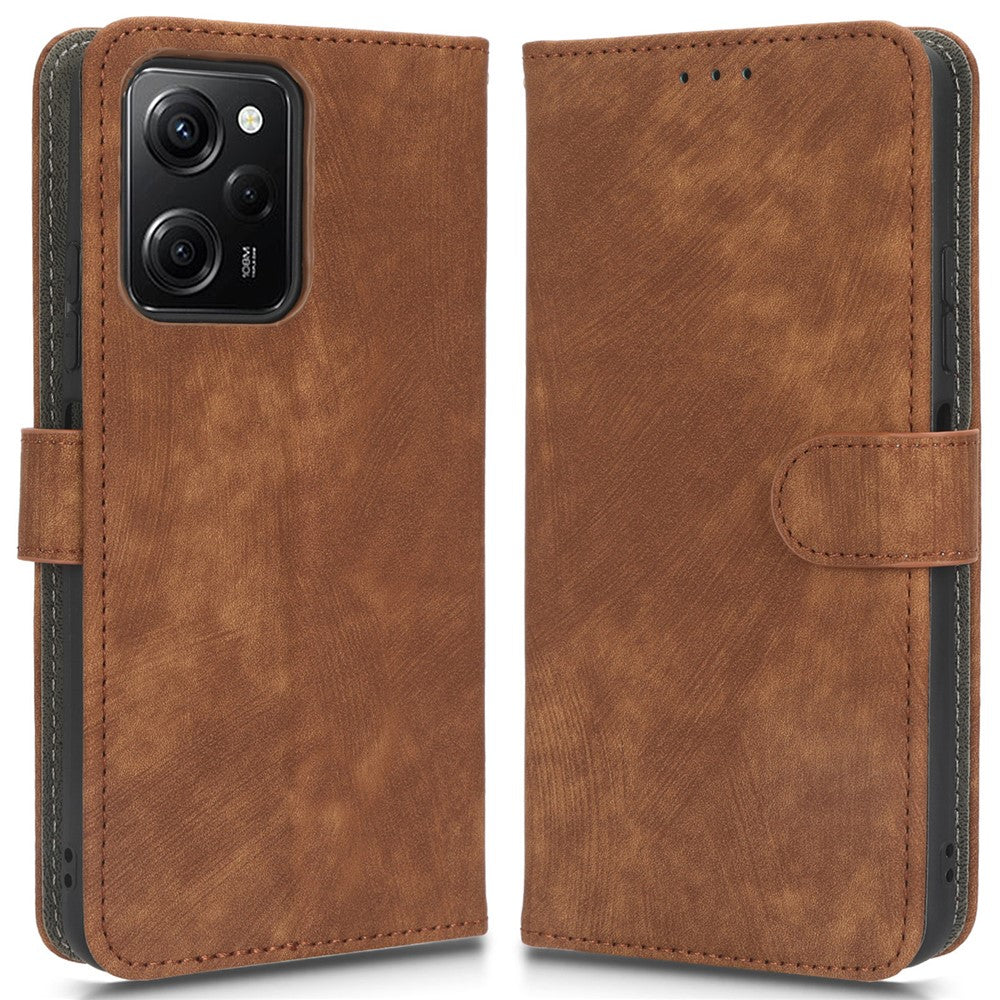 For Xiaomi Poco X5 Pro 5G / Redmi Note 12 Pro 5G / Redmi Note 12 Pro Speed 5G Leather Phone Case Phone Stand RFID Blocking Wallet Cover