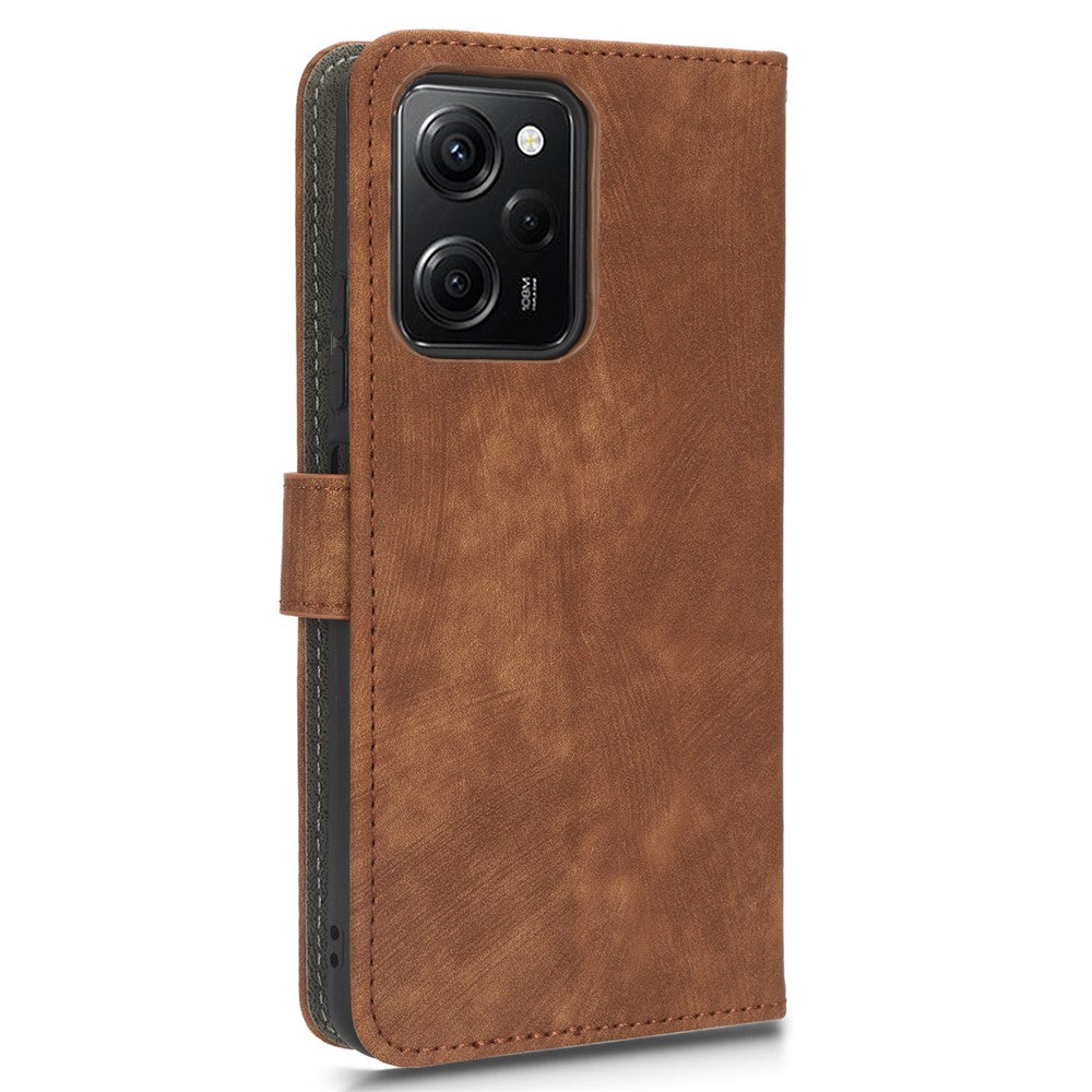 For Xiaomi Poco X5 Pro 5G / Redmi Note 12 Pro 5G / Redmi Note 12 Pro Speed 5G Leather Phone Case Phone Stand RFID Blocking Wallet Cover