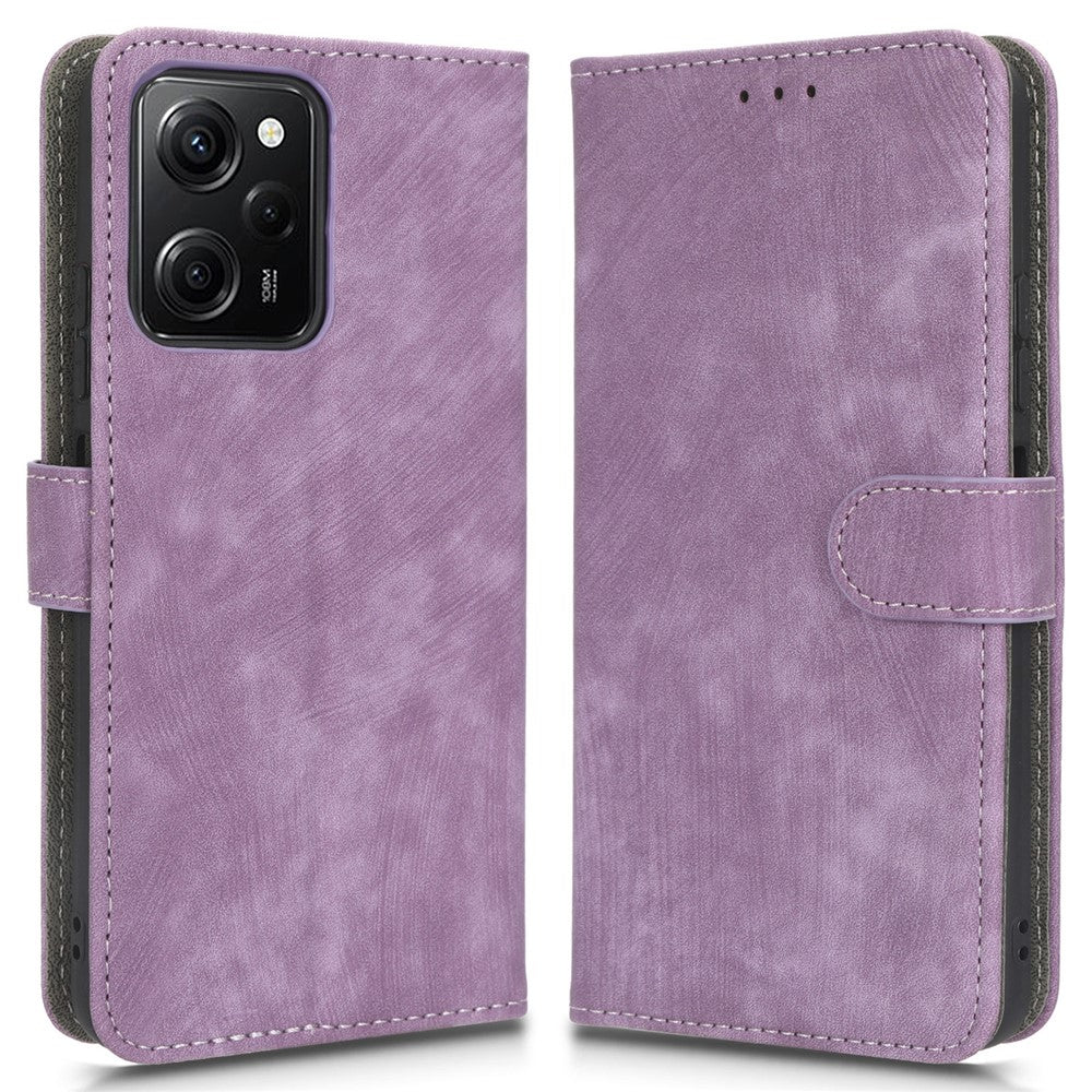 For Xiaomi Poco X5 Pro 5G / Redmi Note 12 Pro 5G / Redmi Note 12 Pro Speed 5G Leather Phone Case Phone Stand RFID Blocking Wallet Cover