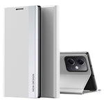 Xiaomi Poco X5 Pro 5G / Redmi Note 12 Pro Speed 5G / Note 12 Pro 5G PU-läder stativmobilskal galvaniserat smartphone-skydd