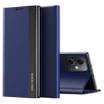 Xiaomi Poco X5 Pro 5G / Redmi Note 12 Pro Speed 5G / Note 12 Pro 5G PU-läder stativmobilskal galvaniserat smartphone-skydd