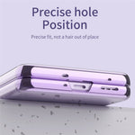 For Oppo Find N2 Flip 5G Hard PC Phone Case Magnetic Hinge Protective Cover with Small Screen Protector