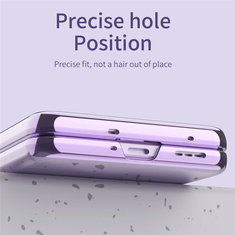 For Oppo Find N2 Flip 5G Hard PC Phone Case Magnetic Hinge Protective Cover with Small Screen Protector