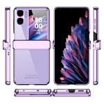 For Oppo Find N2 Flip 5G Hard PC Phone Case Magnetic Hinge Protective Cover with Small Screen Protector