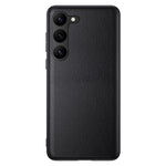 Samsung Galaxy S23+ Stötsäkert PU-läder+TPU+PC Mobilskal Anti-fingeravtrycksskal