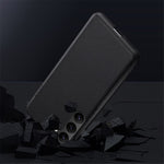 Samsung Galaxy S23+ Stötsäkert PU-läder+TPU+PC Mobilskal Anti-fingeravtrycksskal