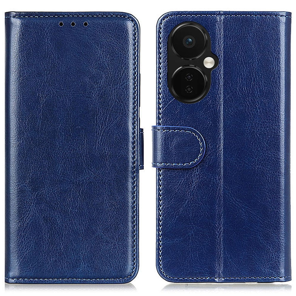 For OnePlus Nord CE 3 Lite 5G / Nord N30 5G PU Leather Phone Case Crazy Horse Texture Stand Wallet Phone Cover