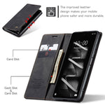 CASEME 013 Series Phone Case for Xiaomi Redmi Note 12 Pro 5G  / Note 12 Pro Speed 5G / Poco X5 Pro 5G Anti-scratch PU Leather Case Wallet Stand Cover