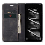 CASEME 013 Series Phone Shell for Xiaomi Redmi Note 12 Pro+ 5G PU Leather Case Wallet Stand Cover