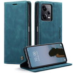 CASEME 013 Series Phone Shell for Xiaomi Redmi Note 12 Pro+ 5G PU Leather Case Wallet Stand Cover