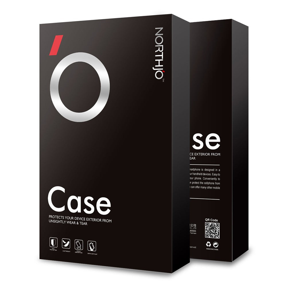 NORTHJO Til Asus Zenfone 9 5G Telefoncover TPU Cover + HD Klar Hærdet Glas Skærmbeskytter