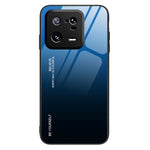 Xiaomi 13 5G, tonad färg, härdat glas, mobilskal i PC + TPU, fallskyddande fodral