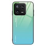 For Xiaomi 13 5G Gradient Color Tempered Glass Phone Case PC + TPU Fall Prevention Protective Cover