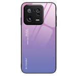 For Xiaomi 13 5G Gradient Color Tempered Glass Phone Case PC + TPU Fall Prevention Protective Cover