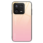 For Xiaomi 13 5G Gradient Color Tempered Glass Phone Case PC + TPU Fall Prevention Protective Cover