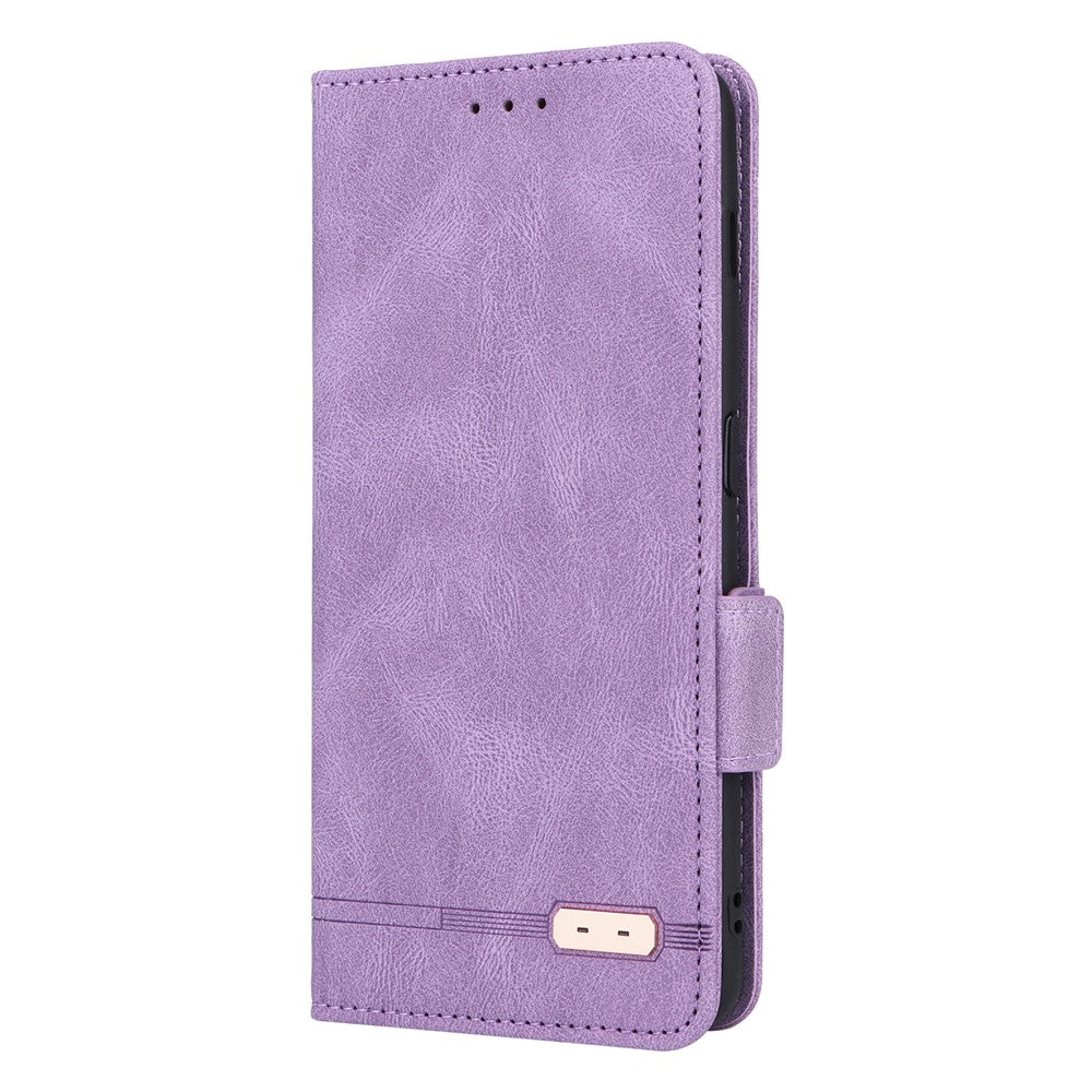 For OnePlus 11 5G Flip Cell Phone Cover Hardware Decor PU Leather Wallet Phone Case with Phone Stand Function