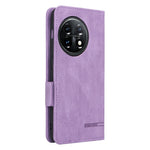 For OnePlus 11 5G Flip Cell Phone Cover Hardware Decor PU Leather Wallet Phone Case with Phone Stand Function