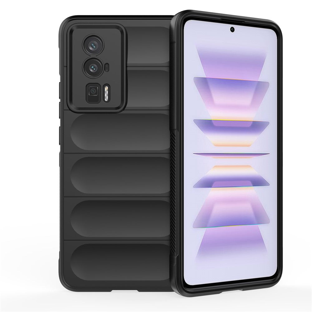 For Xiaomi Poco F5 Pro 5G / Redmi K60 Pro 5G / K60 5G Shockproof Flexible TPU Phone Case Rugged Phone Back Protective Shell Cover