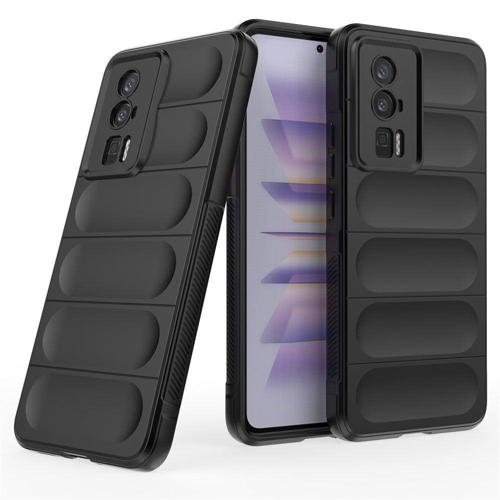 For Xiaomi Poco F5 Pro 5G / Redmi K60 Pro 5G / K60 5G Shockproof Flexible TPU Phone Case Rugged Phone Back Protective Shell Cover