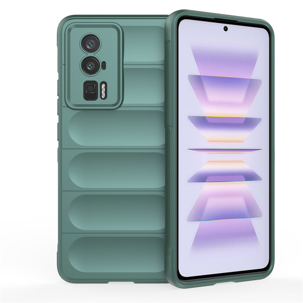 For Xiaomi Poco F5 Pro 5G / Redmi K60 Pro 5G / K60 5G Shockproof Flexible TPU Phone Case Rugged Phone Back Protective Shell Cover