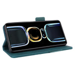 For Xiaomi Redmi K60E 5G PU Leather Wallet Phone Case Hardware Decor Stand Flip Cell Phone Cover