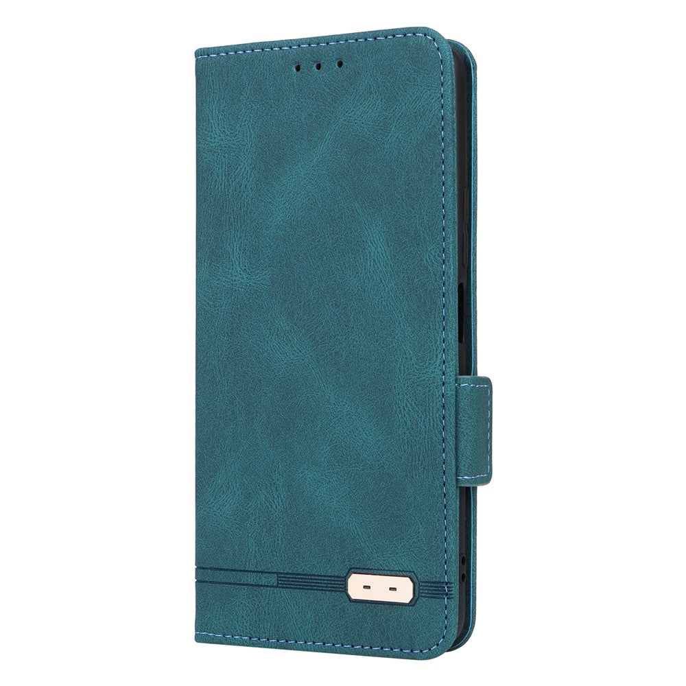 For Xiaomi Redmi K60E 5G PU Leather Wallet Phone Case Hardware Decor Stand Flip Cell Phone Cover