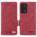 For Xiaomi Redmi K60E 5G PU Leather Wallet Phone Case Hardware Decor Stand Flip Cell Phone Cover