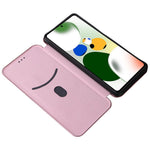 Mobilcover til Xiaomi Redmi Note 12 Pro Speed 5G / Note 12 Pro 5G / Poco X5 Pro 5G i PU-læder med kolfibertekstur, stativ og kortholder
