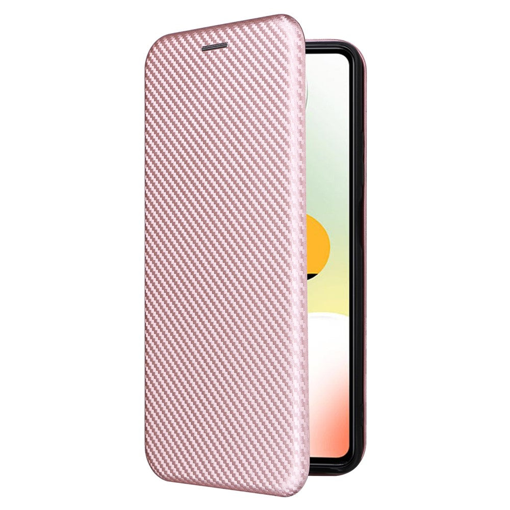 Mobilcover til Xiaomi Redmi Note 12 Pro Speed 5G / Note 12 Pro 5G / Poco X5 Pro 5G i PU-læder med kolfibertekstur, stativ og kortholder