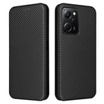 Mobilcover til Xiaomi Redmi Note 12 Pro Speed 5G / Note 12 Pro 5G / Poco X5 Pro 5G i PU-læder med kolfibertekstur, stativ og kortholder