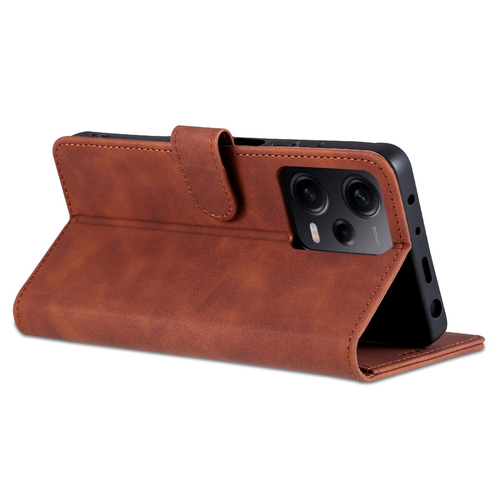 AZNS For Xiaomi Redmi Note 12 Pro 5G / Note 12 Pro Speed 5G / Poco X5 Pro 5G Phone Case PU Leather Wallet Stand Flip Folio Protective Cover