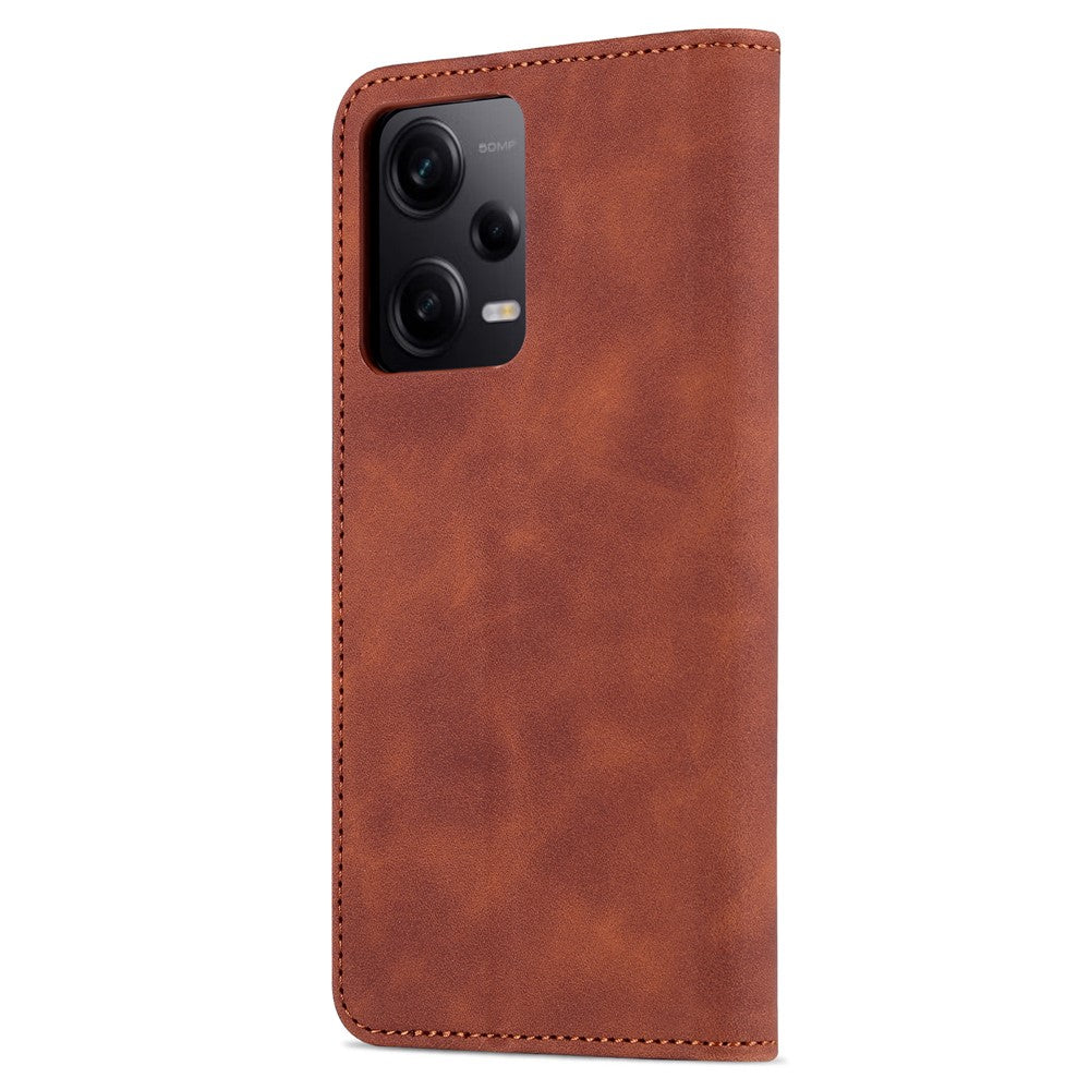AZNS For Xiaomi Redmi Note 12 Pro 5G / Note 12 Pro Speed 5G / Poco X5 Pro 5G Phone Case PU Leather Wallet Stand Flip Folio Protective Cover