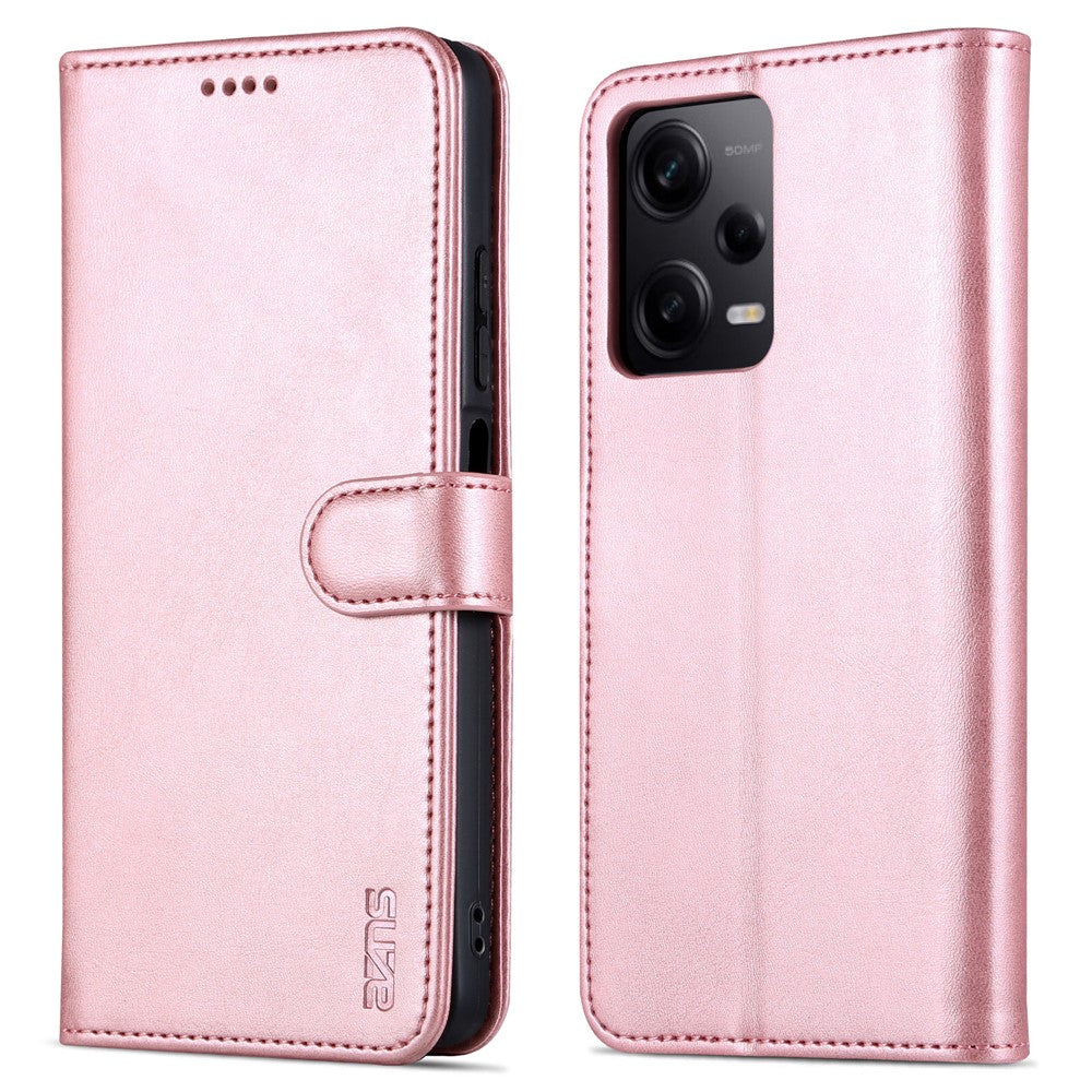 AZNS For Xiaomi Redmi Note 12 Pro 5G / Note 12 Pro Speed 5G / Poco X5 Pro 5G Phone Case PU Leather Wallet Stand Flip Folio Protective Cover