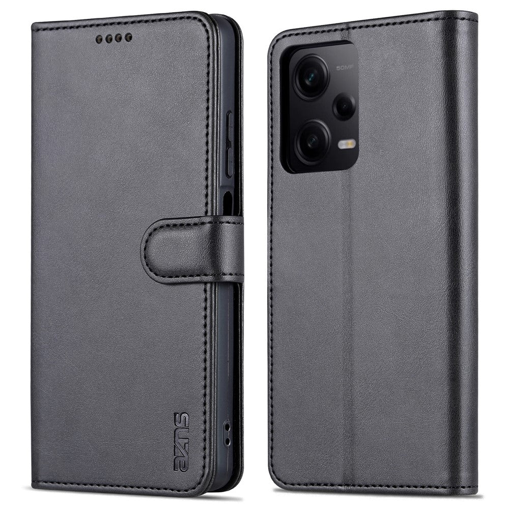 AZNS For Xiaomi Redmi Note 12 Pro 5G / Note 12 Pro Speed 5G / Poco X5 Pro 5G Phone Case PU Leather Wallet Stand Flip Folio Protective Cover