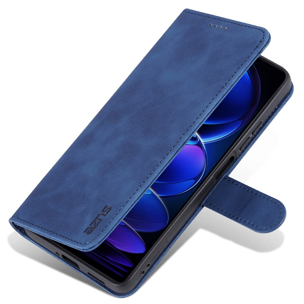 AZNS For Xiaomi Redmi Note 12 Pro+ 5G / Note 12 Explorer 5G (Discovery edition) PU Leather Phone Case Wallet Stand Magnetic Flip Phone Cover