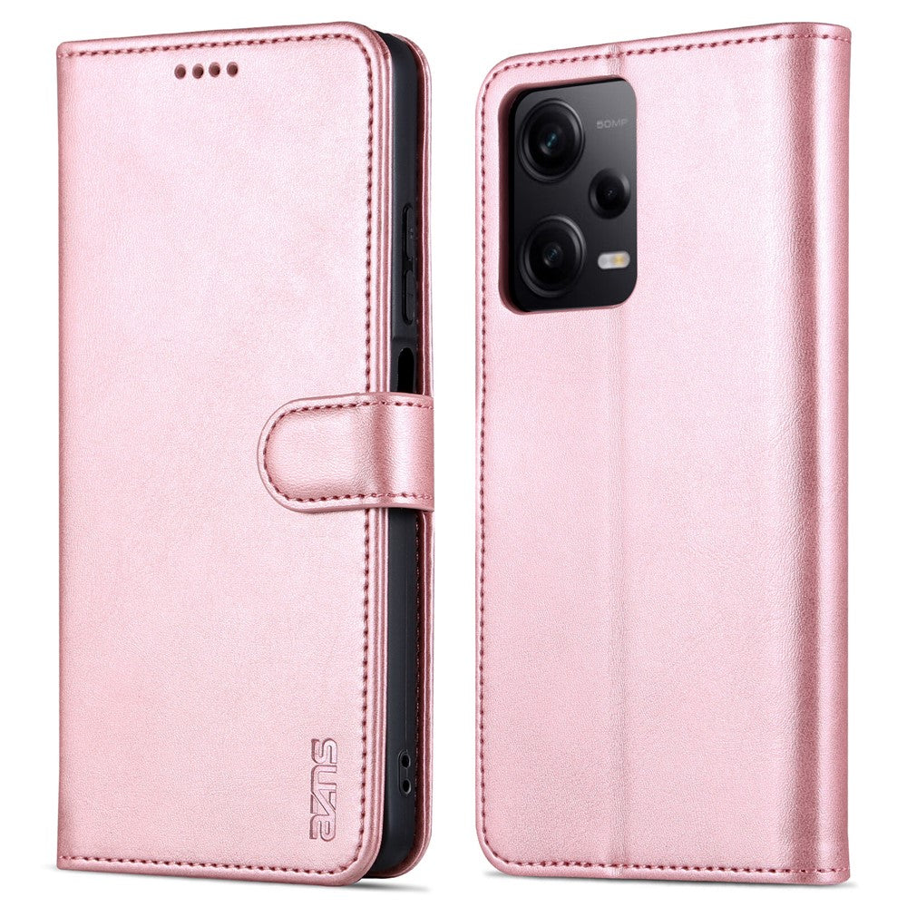 AZNS For Xiaomi Redmi Note 12 Pro+ 5G / Note 12 Explorer 5G (Discovery edition) PU Leather Phone Case Wallet Stand Magnetic Flip Phone Cover