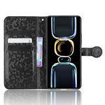 Anti-drop Leather Phone Cover For Xiaomi Redmi K60E 5G , Dot Pattern Imprinted Wallet Stand Protective Phone Case