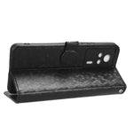 Anti-drop Leather Phone Cover For Xiaomi Redmi K60E 5G , Dot Pattern Imprinted Wallet Stand Protective Phone Case