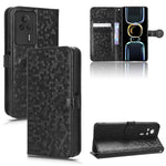 Anti-drop Leather Phone Cover For Xiaomi Redmi K60E 5G , Dot Pattern Imprinted Wallet Stand Protective Phone Case