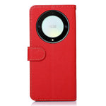 KHAZNEH For Honor X9a 5G/X40 5G/Magic5 Lite 5G RFID Blocking Stand Wallet Cover Anti-Scratch Litchi Texture Leather Phone Case