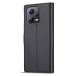 LC.IMEEKE For Xiaomi Redmi Note 12 Pro+ 5G Protective Phone Case Calf Texture Wallet Stand Leather Anti-fall Phone Cover