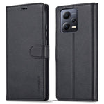 LC.IMEEKE För Xiaomi Redmi Note 12 Pro+ 5G Skyddande mobilskal Kalvstruktur Plånboksfodral Läder Fallskyddande mobilskal